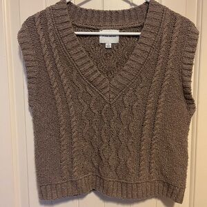 Pink Rose Sweater Vest